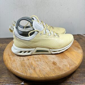 Ecco Golf Biom C4 Yellow White‎ Athletic Shoes Sneakers Women’s Size 8